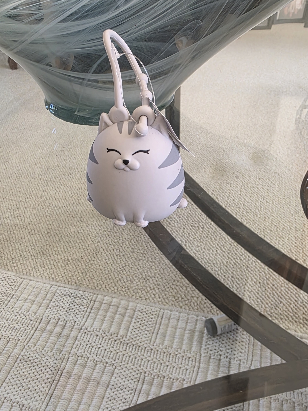 Bath And Body Works GRAY STRIPED CAT Pocketbac Holder New